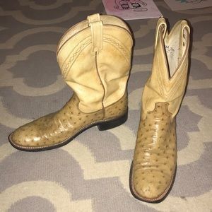 REAL AUTHENTIC OSTRICH BOOTS